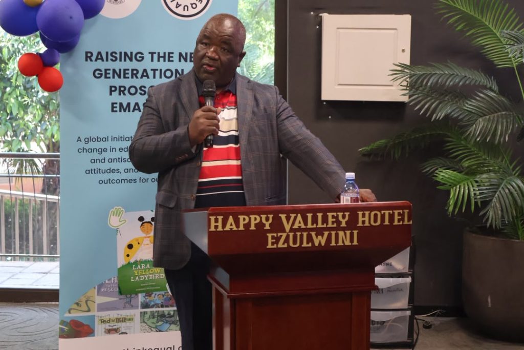 Think Equal founder and Executive Chair Leslee Udwin commended Eswatini's leadership, singling out Principal Secretary Nanikie Mnisi and Minister Nxumalo for their commitment to the initiative. (Pic: Mlondzi Nkambule)