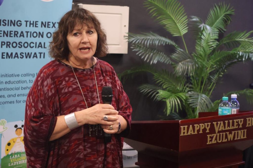 Think Equal founder and Executive Chair Leslee Udwin commended Eswatini's leadership, singling out Principal Secretary Nanikie Mnisi and Minister Nxumalo for their commitment to the initiative. (Pic: Mlondzi Nkambule)
