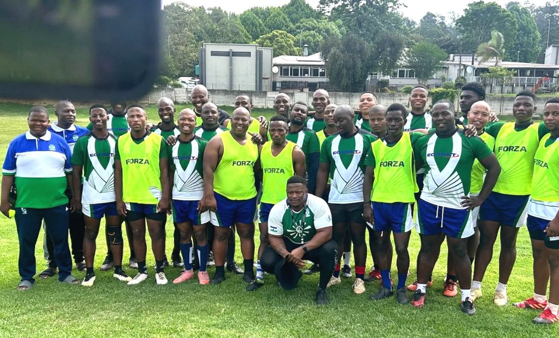 Likotola are ready for tomorrow's game against Eswatini. (Pic: Federation of Lesotho Rugby)