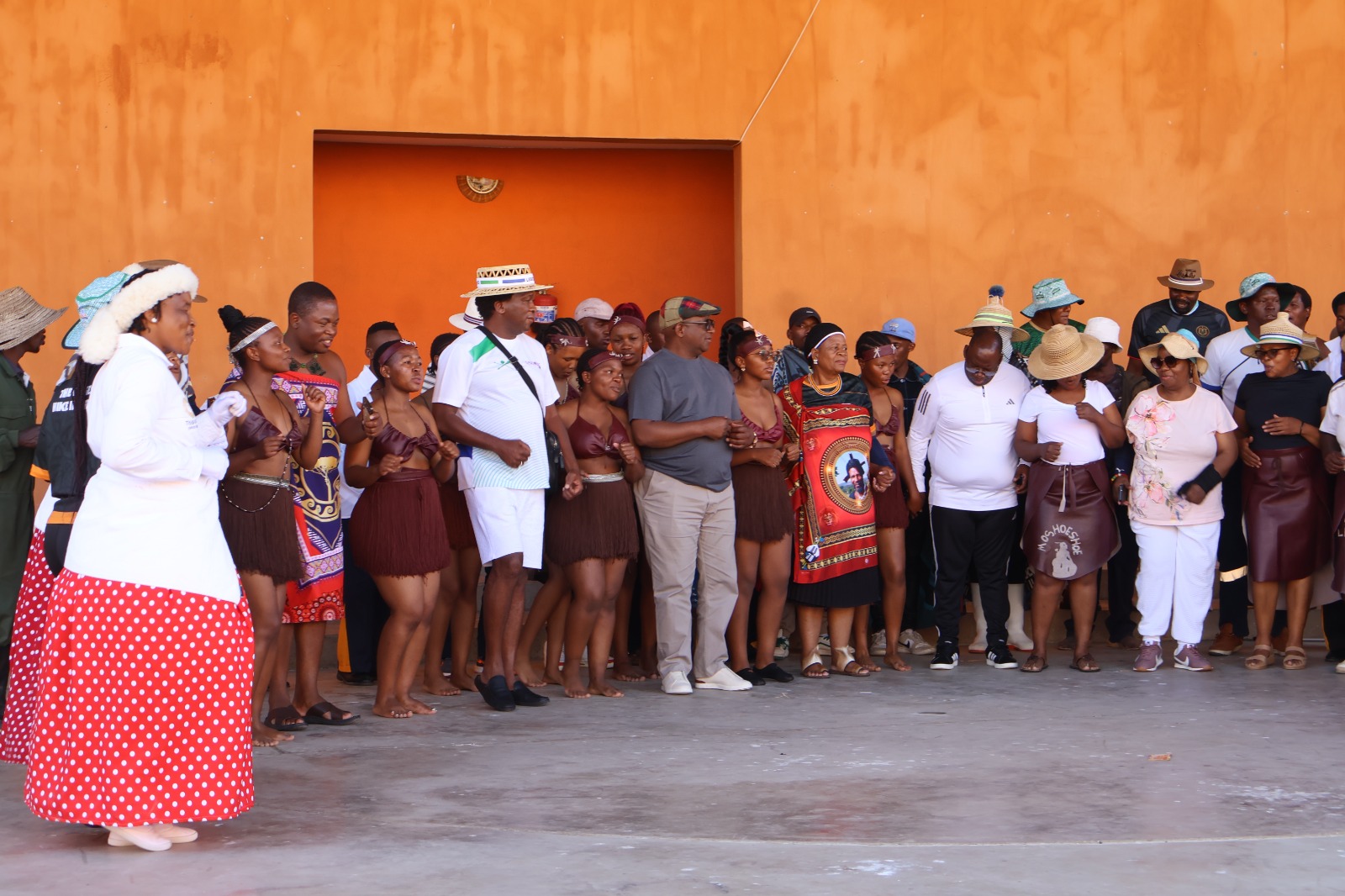 Eswatini Parliamentarians joined the Thaba-Bosiu Cultural Dance Group for a dance on Saturday.