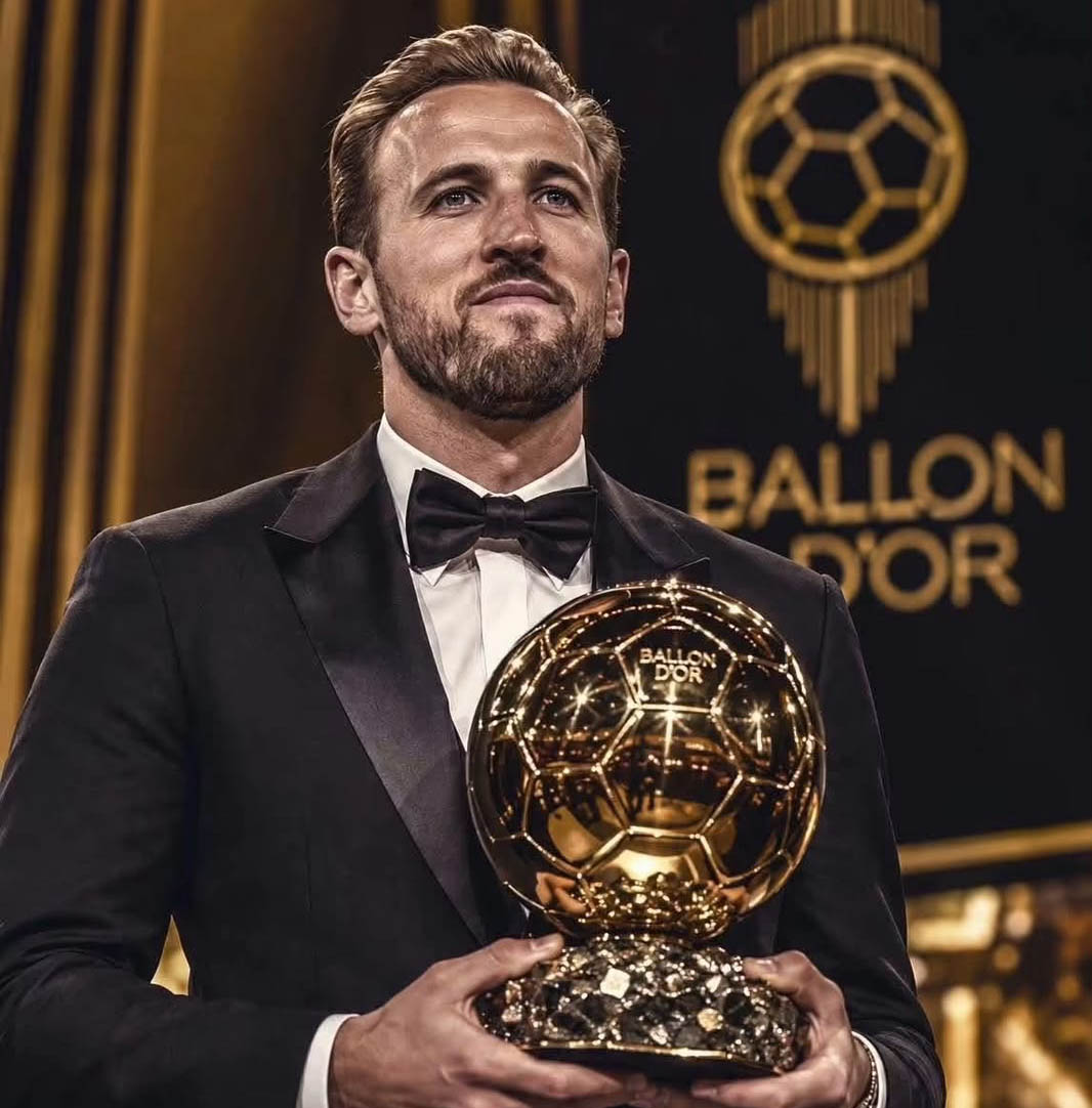 Harry Kane, the 2026 Ballon d’Or winner, whose triumph comes as Eswatini misses out on a place in the voting jury due to its FIFA ranking. (Supplied)