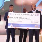 After winning the league and the Ingwenyama Cup, Nsingizini Hotspurs striker Senzo 'Mbhobho' Ndlovu has now won a major individual award.