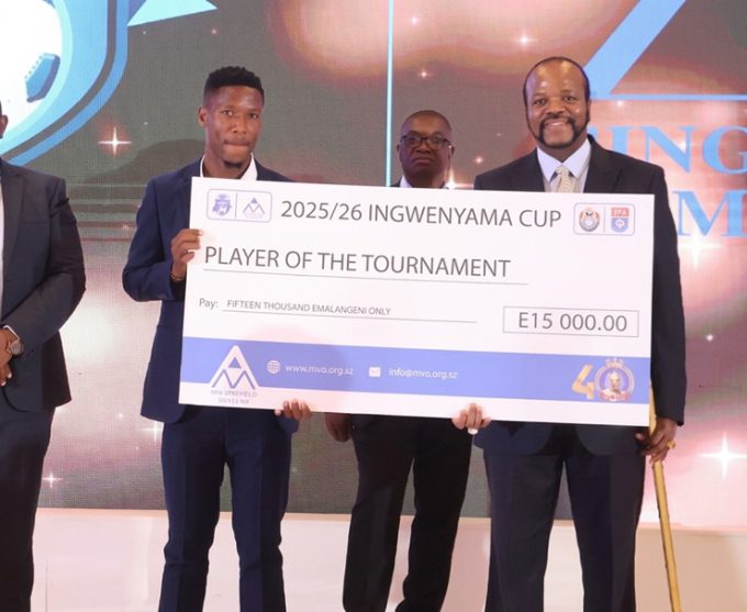 After winning the league and the Ingwenyama Cup, Nsingizini Hotspurs striker Senzo 'Mbhobho' Ndlovu has now won a major individual award.