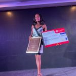 Eswatini’s fastest lady Bongiwe 'Smolly' Mahlalela bagged another award. (Pic:Supplied)