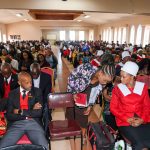 Worshippers fill St Paul’s Methodist Church as congregants and guests gather to celebrate the church’s 100-year milestone.
