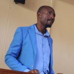 Gospel artist Bongani ‘Scara’ Maziya appears before Principal Magistrate Florence Msibi at the Manzini Magistrate’s Court, where he faces an SODV charge.(Pic:Siphosethu Dlamini)
